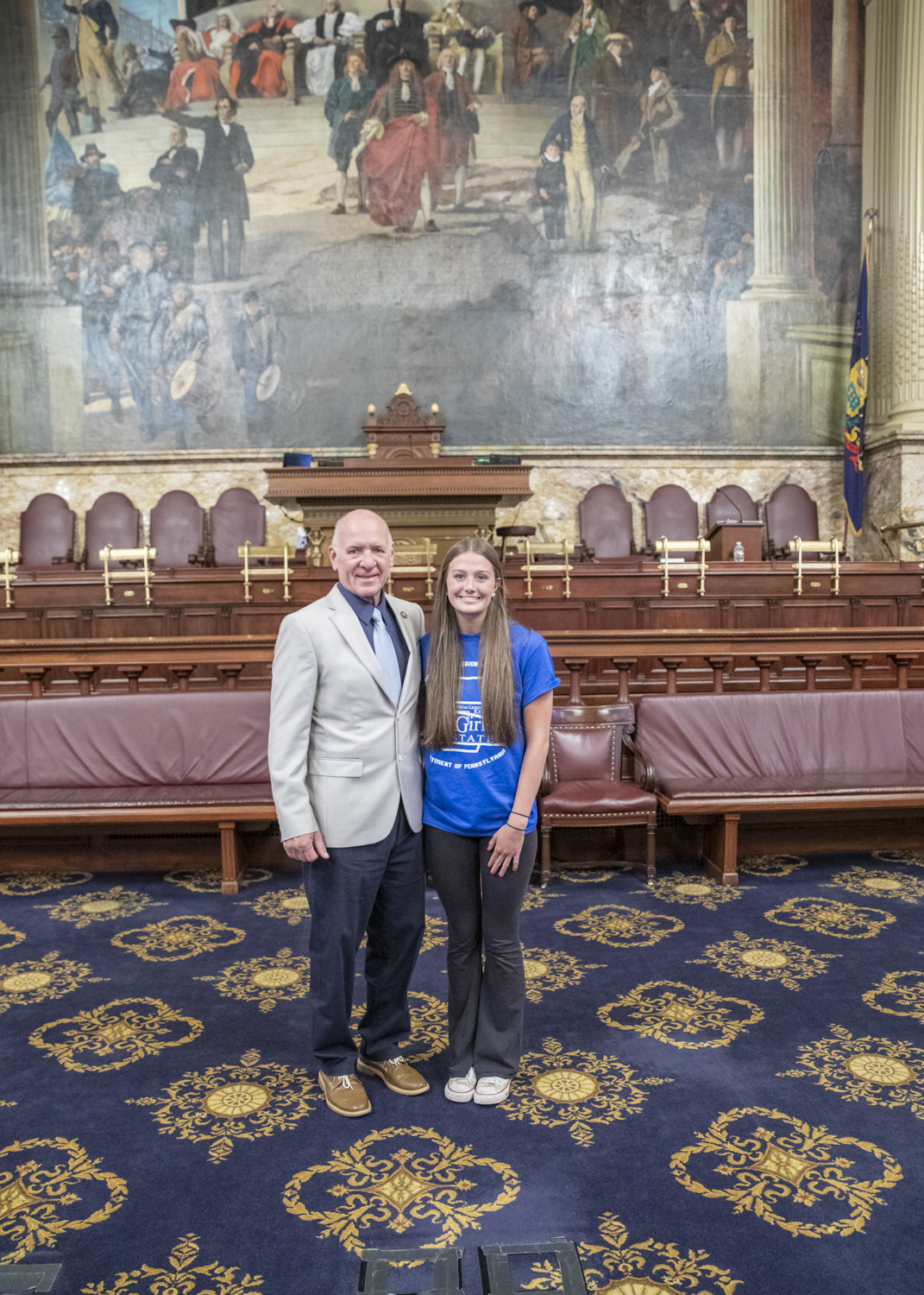 Westmont Hilltop Senior Visits State Capitol